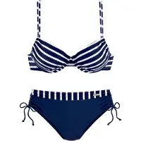 LASCANA Bikini laivastonsininen / valkoinen