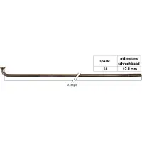 Sapim Leader Inox J-bend Pinnat 100 Yksiköt