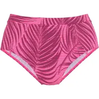 LASCANA Bikinihousut vaaleanpunainen / viininpunainen / valkoinen