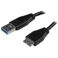 StarTech.com USB-A – Micro-USB B -kaapeli, 0,5 m, musta