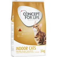 Concept for Life 3kg Indoor Cats kissan kuivaruoka