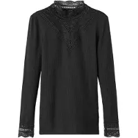 Name it Nkfnuri Ls Xsl Top Noos - Black - 146-152