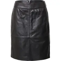 Culture Cuberta Leather Skirt - Black - 40