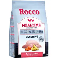 Rocco 5x1kg Mealtime Sensitive kalkkuna & kana -koiranruoka