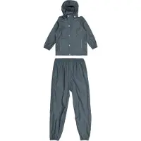 En fant Rainwear Set Solid - Blue - 128