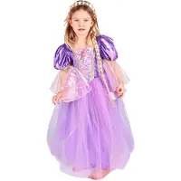 Den Goda Fen Naamiaisasut - Rapunzel M. Hiuspanta - Violetti - - 6-8 v (116-128) - Hiuskoristeet