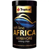 Tropical - Soft Line Africa Herbivore 250 ml/130 g - Akvaariotarvikkeet - Akvaariokalojen ruoka - Hiutaleravinto