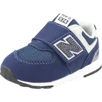 New Balance unisex for kids. NW574V1 Navy 574 Sneakers New (27.5), Flat, Velcro, Casual, children's fashion