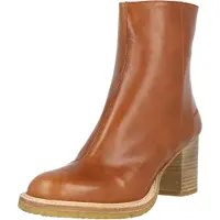 Angulus Bootie - Block Heel - With Zippe - Brown - 41
