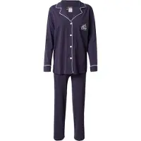 Ralph Lauren Pyjama laivastonsininen / valkoinen