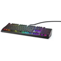 Alienware AW510K - Näppäimistö - bagbelyst - USB - tastkontakt: CHERRY MX Low Profile Red - Dark Side of Moon - Alienware Area-51, Aurora, Aurora R...