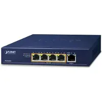 Planet POE-E304, Verkkolähetin ja -vastaanotin, 100 m, Cat5, Cat5e, Cat6, 10,100,1000 Mbit/s, Täysi, 2000 entries