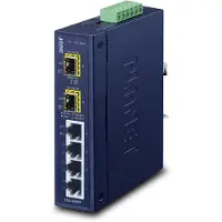 Planet IGS-620TF verkkokytkin Hallitsematon Gigabit Ethernet (10/100/1000) Sininen (IGS-620TF)