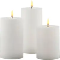 Sirius 80600 SILLE LED-KYNTTILÄ 10/12,5/15 CM, 3 KPL