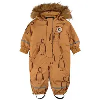 Mini Rodini - Kebnekaise Penguin Branded Winter Overalls Beige - 80 cm - Beige