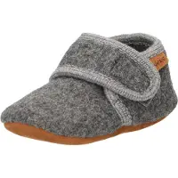 En fant Baby Wool Slippers - Grey - 17-18
