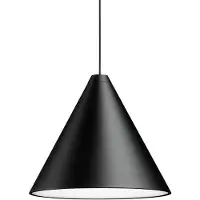 Flos String Light Cone kattovalaisin Musta, 22 m kaapeli