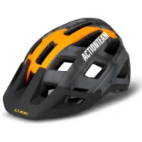 Cube Badger X Action Team Mtb Helmet Oranssi,Harmaa S