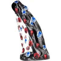 All Black Anal Dildo 33 cm