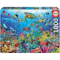 Educa Tropical Fantasy Turtles 1000p palapeli
