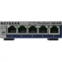 Netgear ProSafe Plus GS105Ev2, 5-porttinen työpöytäkytkin, harmaa