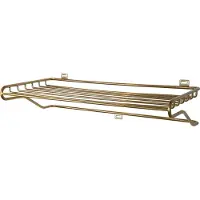 Maze Shoe Shelf kenkäteline, messinki