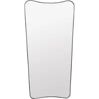 Gubi F.A. 33 peili, 70 x 146 cm, musta messinki