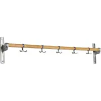 Essem Design Nostalgi koukkutanko 100 cm tammi, alumiini