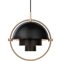 Gubi Multi-Lite riippuvalaisin, messinki - musta