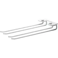 String ripustusteline 30 cm, 2 kpl, valkoinen