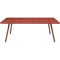Fermob Luxembourg ruokapöytä 100x207 cm Red ochre