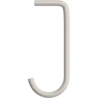 String koukut metallihyllyyn, 5 kpl, beige