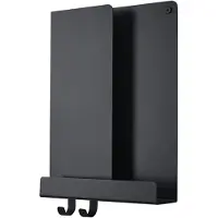 Muuto Folded hylly, musta, pysty