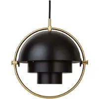 Gubi Multi-Lite riippuvalaisin, pieni, messinki - musta puolimatta