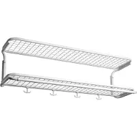 Essem Design Classic 650 Hattuhylly 110cm - Hattutelineet Teräs Valkoinen - 650-110V-V