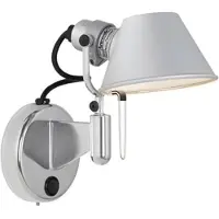 Artemide Tolomeo Micro Faretto seinävalaisin alumiini, on-off-painike