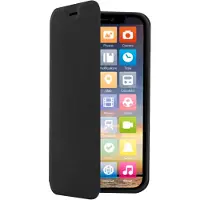 Screenor iPhone 15 Plus CLEVER -lompakkokotelo, musta