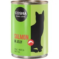 Cosma Original hyytelössä -säästöpakkaus 24 x 400 g - lohi