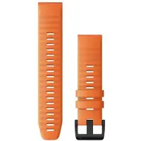 Garmin QUICKFIT 22MM KELLONHIHNAT, ORANSSI KUVIOITU SILIKONI (010-12863-01)