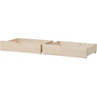 Hoppekids ECO Comfort laatikosto pyörillä 70x160cm sänkyihin - luonnollinen puu Natural Wood