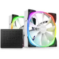 NZXT Aer RGB case fan 140mm white/black 2-pack (HF-2814C-DW)