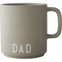 Design Letters Favourite Cup With Handle - Grey - 25 CL