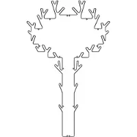 Maze Tree-naulakko musta
