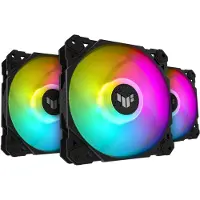 Asus TUF Gaming TF120 ARGB PWM 120 mm kotelotuuletin - Musta - 3 kpl
