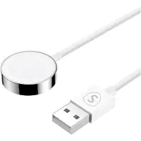 Sign magneettinen laturi Apple Watchille, 2,5 W, 1,2 m valkoinen