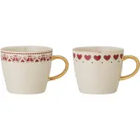 Bloomingville Jolly muki 2 kpl Red
