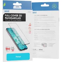 Wave Full Cover 3D -panssarilasi, Honor 70, musta