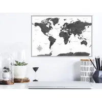 Artgeist The World In Black and White juliste