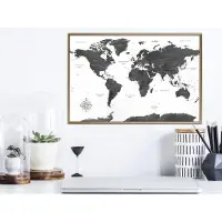 Artgeist The World In Black and White juliste
