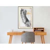Artgeist Raised Relief Map: California juliste